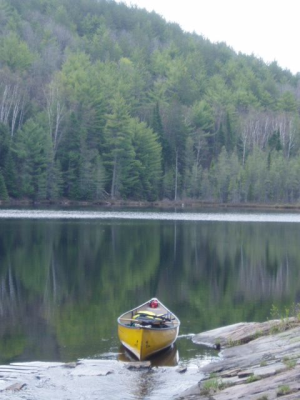 Canoe on Minis Pond