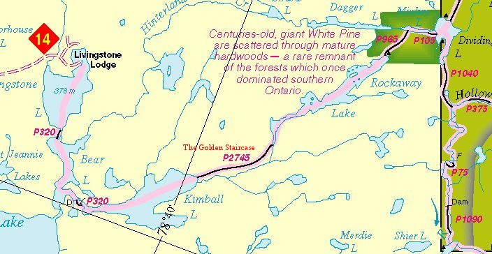 Rockaway Lake Route Map