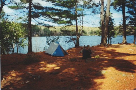 Campsite on Kimball Lake